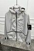 Мужская ветровка серого цвета Stone Island compass-patch