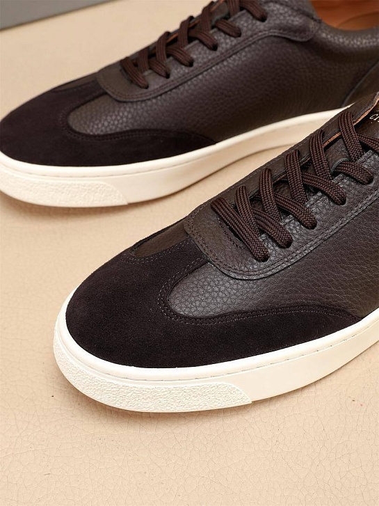 Комбинированные кроссовки Brunello Cucinelli low-top - Brown