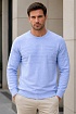 Мужской голубой джемпер Emporio Armani