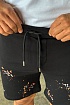 Чёрные шорты Dior Paint Splatter