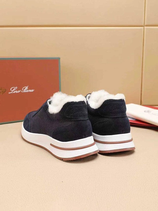 Кроссовки с мехом Loro Piana Week End Walk Evo