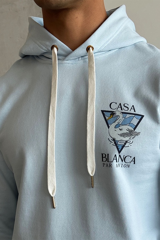 Мужское голубое худи Casablanca Par Avion