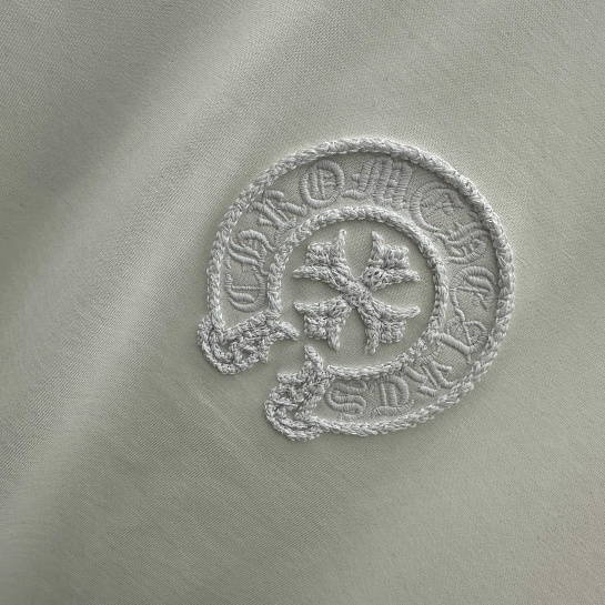 Белая оверсайз футболка Chrome Hearts Premium