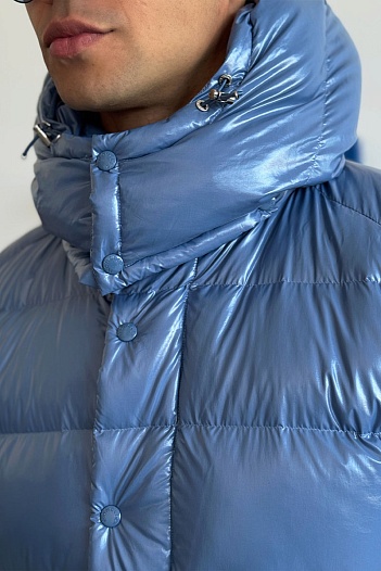 Мужской пуховик Moncler Maya 70 - Blue   