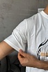 Мужская футболка Burberry Globe-graphic - White