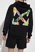 Мужское чёрное худи Off-White Brush Arrow