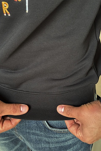 Мужской чёрный свитшот Kenzo Tiger Head embroidered   