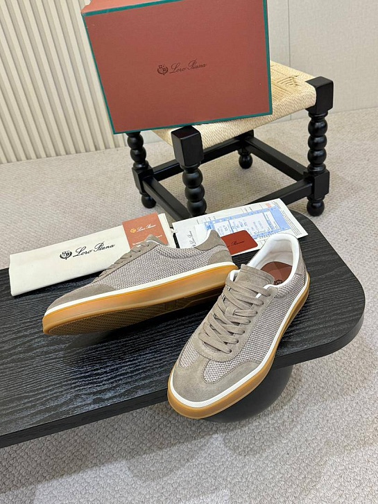 Мужские кроссовки Loro Piana Tennis Walk - Beige