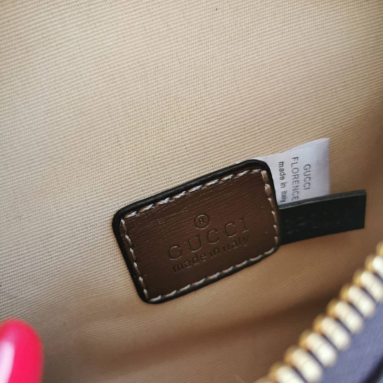 Сумка на пояс Gucci Interlocking G 23x12x2.5 см - Brown