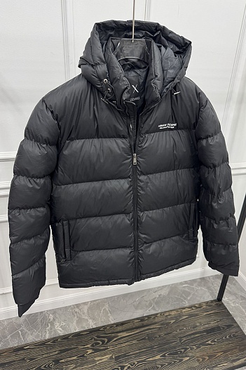 Мужская куртка чёрного цвета Armani Exchange   