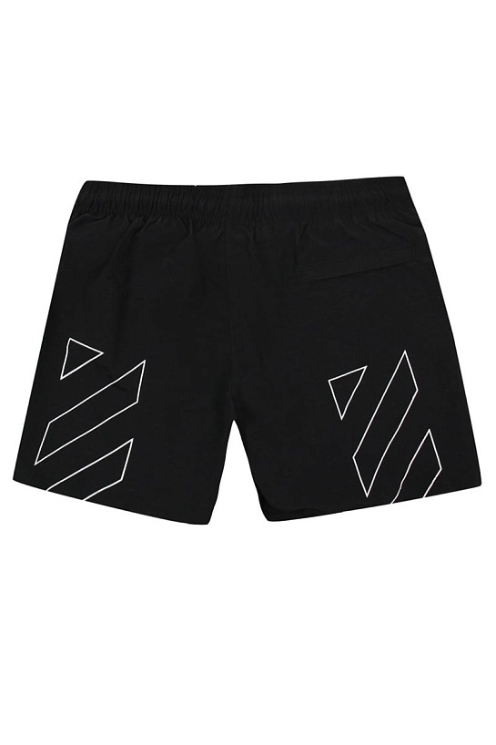 Шорты чёрного цвета Off-White Diagonals