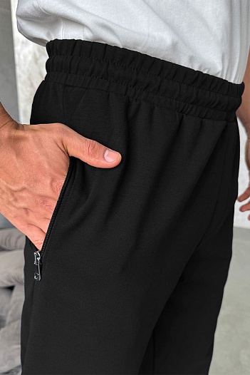 Спортивные штаны Zegna чёрного цвета   