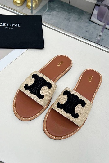 Женские шлёпанцы Celine   