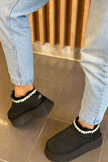 Женские зимние слиперы с мехом UGG Tasman