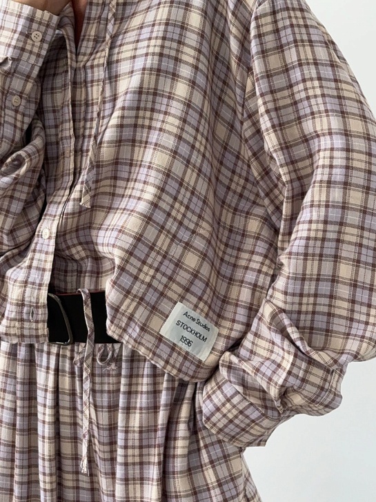 Женский костюм бежевого цвета Acne