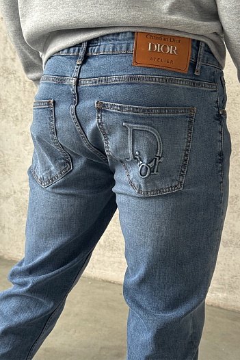 Мужские синие джинсы Dior   