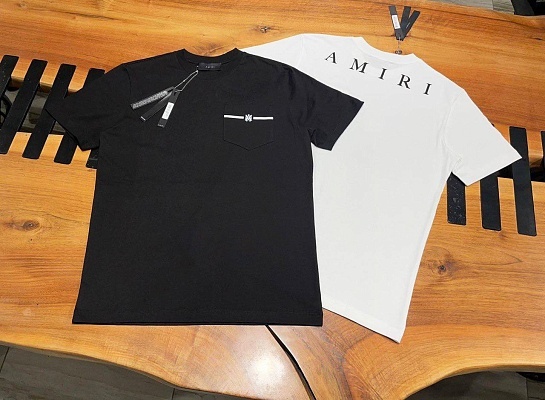 Футболка чёрного цвета Amiri M.A. Pocket