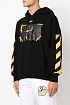 Чёрное худи Off-White Caravaggio Diag graphic-print