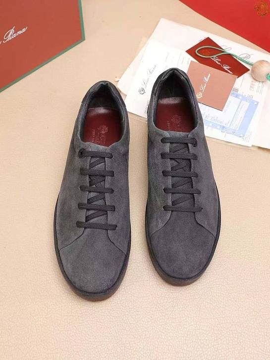 Мужские замшевые кроссовки Loro Piana