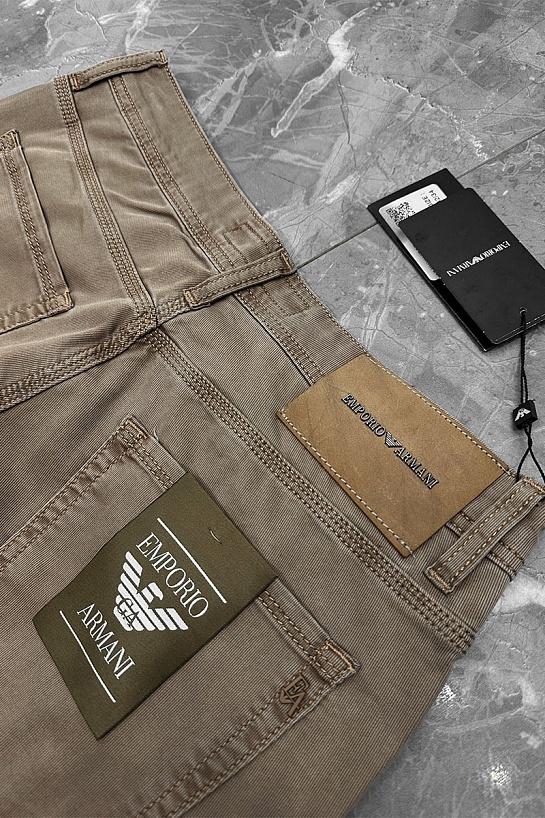 Мужские джинсы Emporio Armani straight - Brown