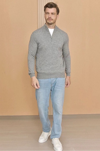 Кашемировый свитер Brunello Cucinelli Premium - Grey   
