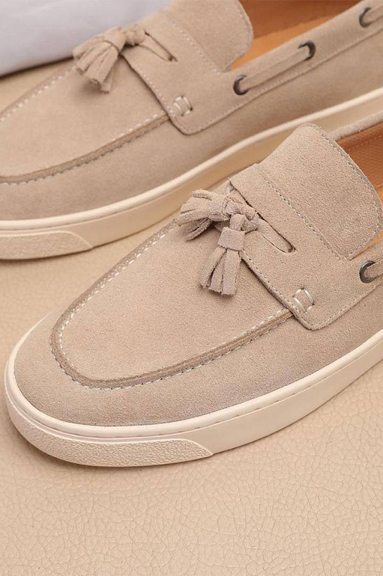 Мужские замшевые лоферы Brunello Cucinelli