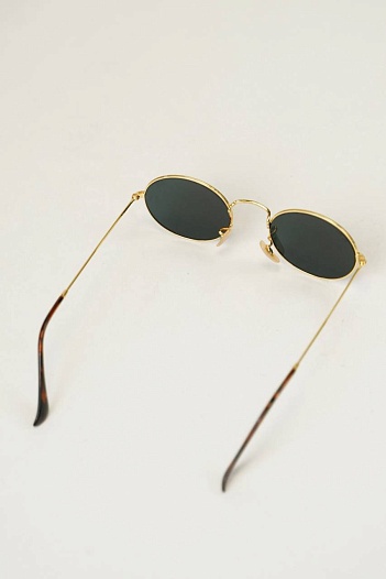 Солнцезащитные очки Ray-Ban Oval Metal - Black   
