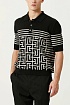 Вязанное поло Balmain monogram-pattern