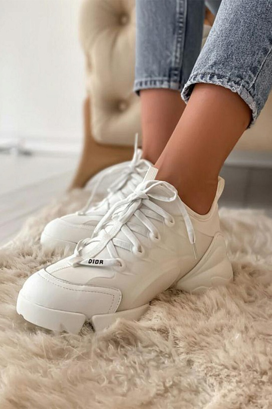 Женские кроссовки Dior D-Connect - White