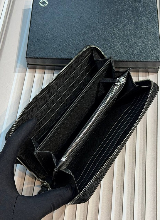 Кожаное портмоне Montblanc Sartorial premium 19.5x10x3 см