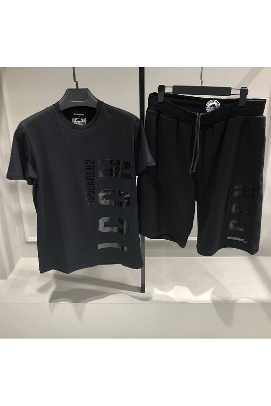Мужские шорты Dsquared2 "ICON" - Black