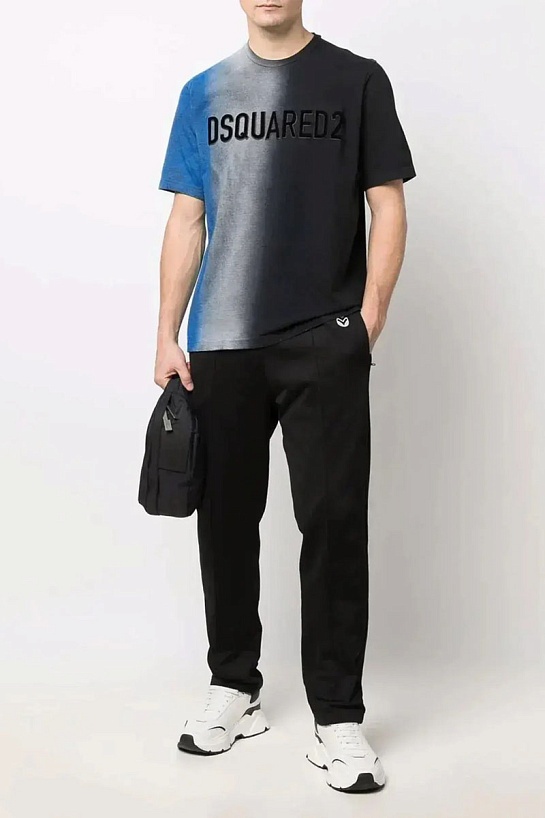 Мужская оверсайз футболка Dsquared2 - Multicolor