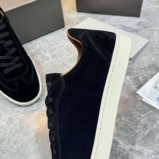 Мужские замшевые кроссовки Brunello Cucinelli