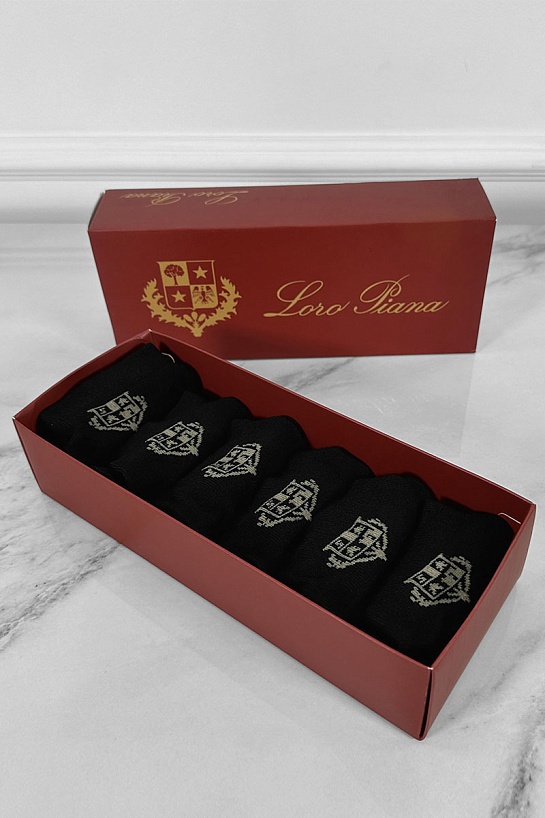 Комплект носков Loro Piana beige logo