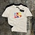 Белая оверсайз футболка Dolce&Gabbana multi-colored logo
