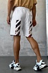 Мужские белые шорты Off-White Caravaggio Print