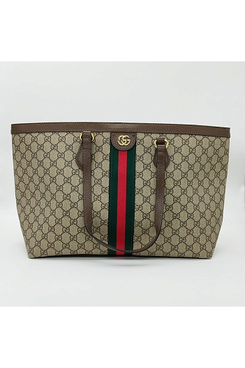 Сумка Gucci GG Ophidia medium tote with Web 40x28 см   