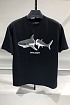 Чёрная оверсайз футболка Palm Angels Shark