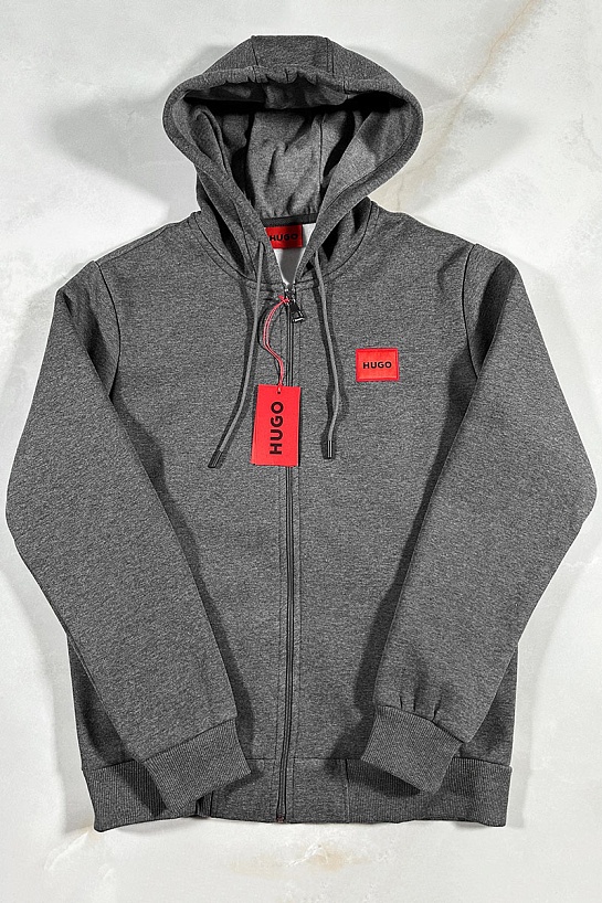 Утеплённая кофта на флисе Hugo Boss - Grey