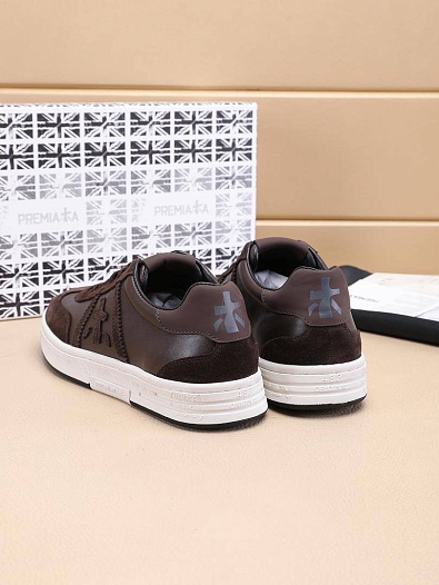 Комбинированные кроссовки Premiata Bonnie - Brown   