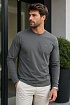 Мужской лонгслив Hugo Boss серого цвета