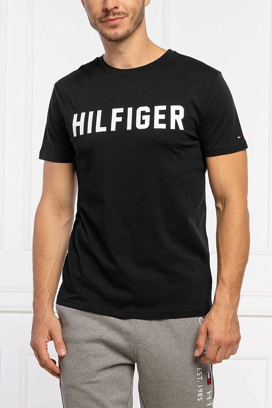 Футболка чёрного цвета Tommy Hilfiger Lounge