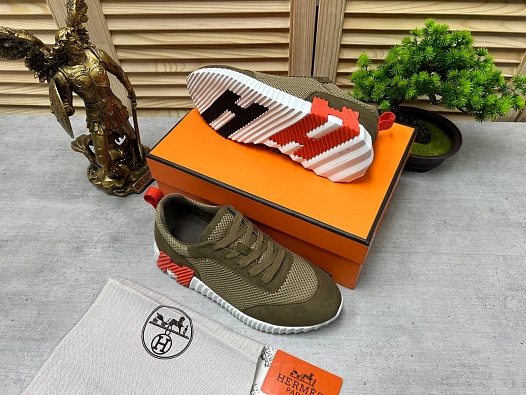 Мужские кроссовки Hermes Bouncing - Khaki   