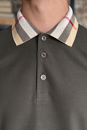 Мужское поло Burberry Premium - Green   