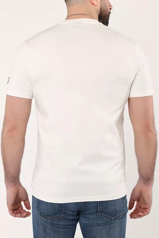 Мужская футболка Paul & Shark logo-patch - White