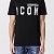 Мужская футболка Dsquared2 "ICON" - Black