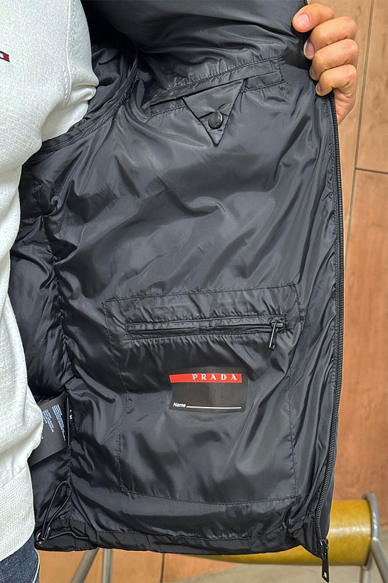 Мужская куртка со съёмными рукавами Prada Linea Rossa
