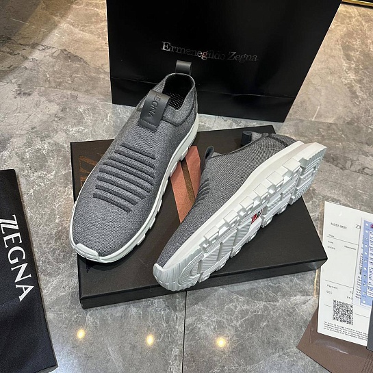 Мужские текстильные кроссовки Ermenegildo Zegna