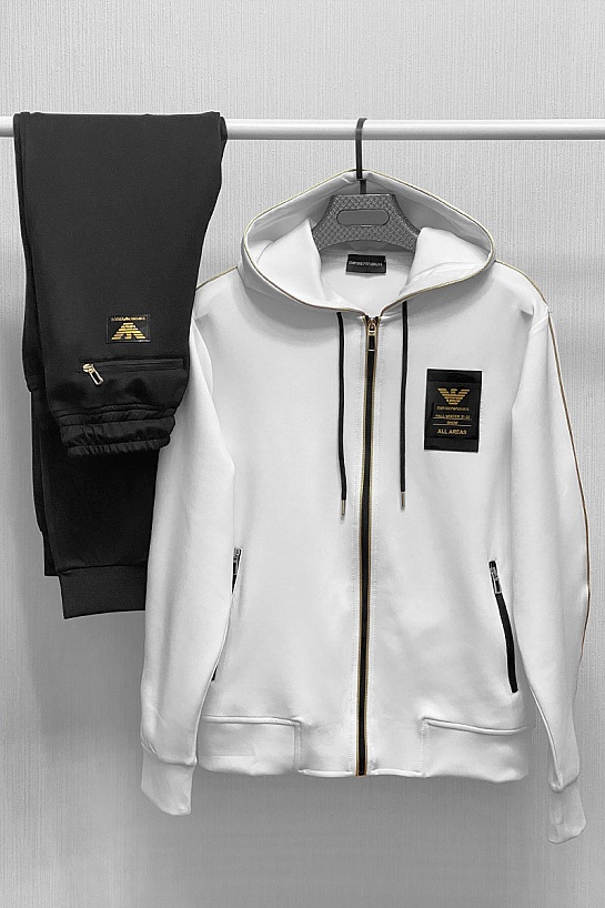 Мужские чёрные штаны Emporio Armani All Areas