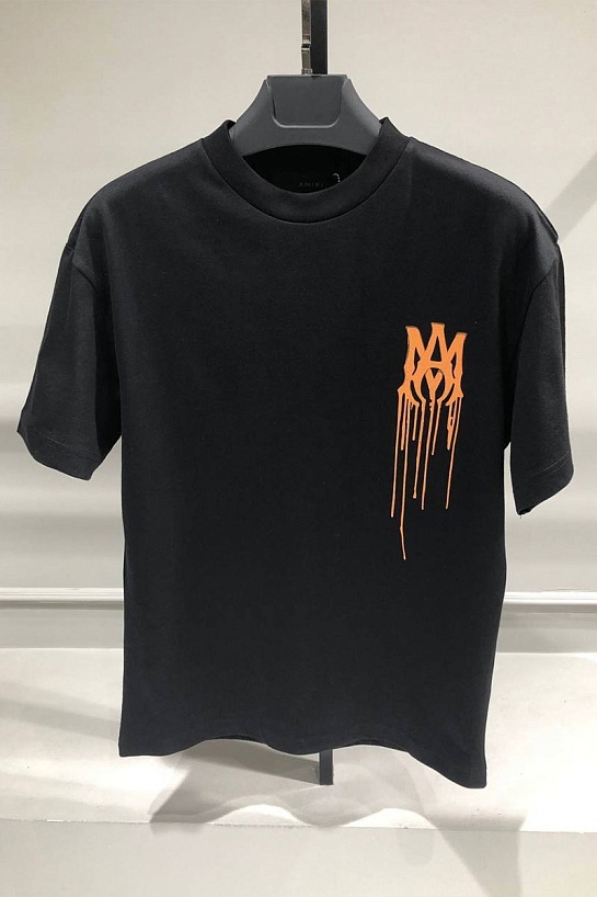 Мужская футболка Amiri Spray Paint Ma Tee - Black